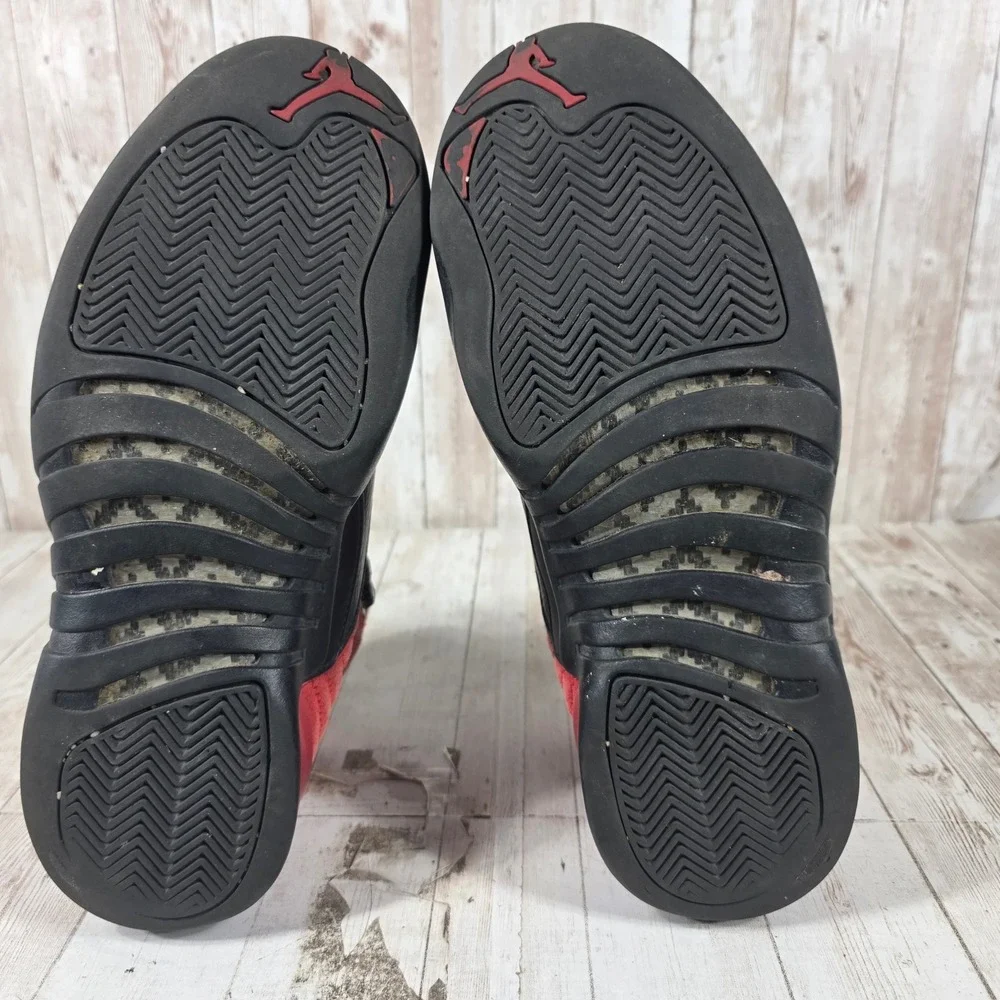 Jordan 12‎ Retro Reverse Flu Game Varsity Red Black CT8013-602 Mens 8.5